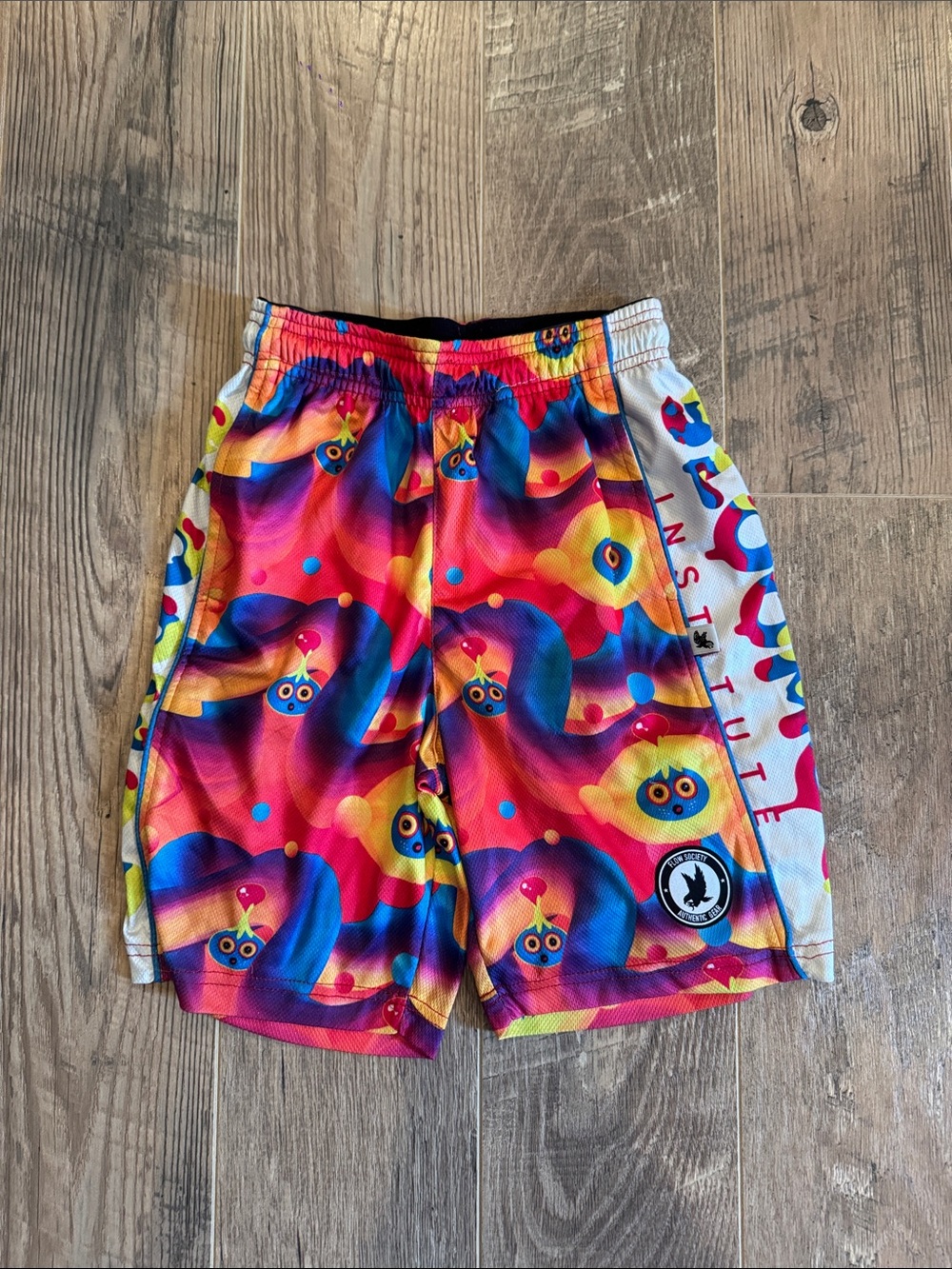 Flow Society Kids Multicolor Patterned Athletic Shorts Size M